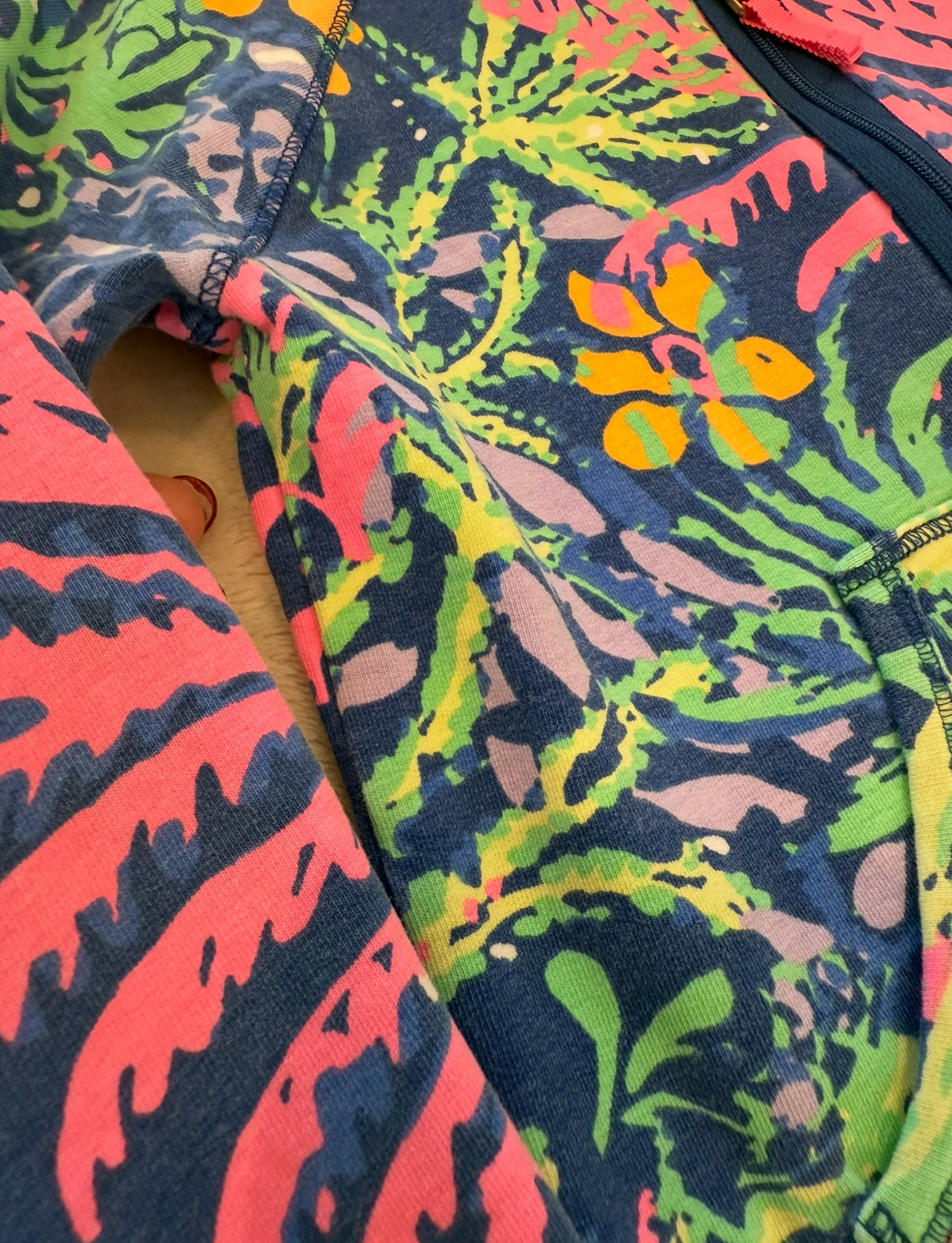 #46 Girls 4/5 Lilly Pulitzer popover has wash wear/fade but lots of life left guc