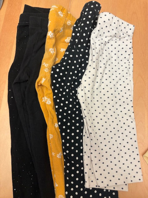 #34 2T leggings set of 5