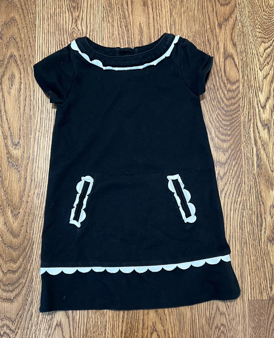 Baby Gap Girls 3T Black White Dress