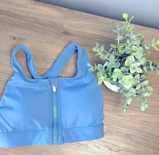 Seller #213 XXS Athleta Zip Front Sports Bra EUC