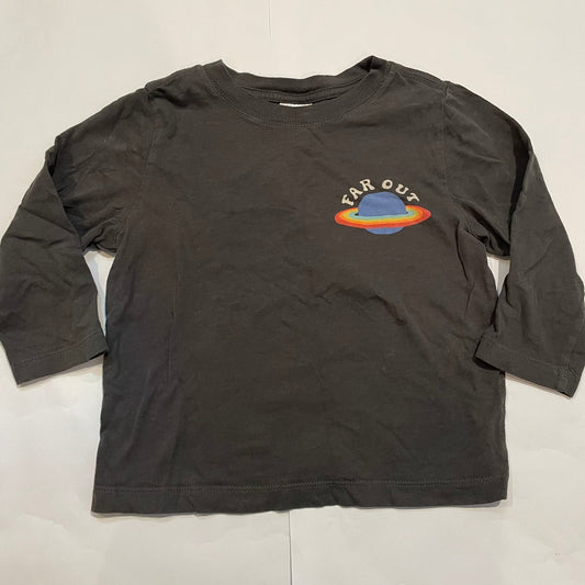 #126 Boys Hanna Andersson 90/3T Far Out LS Shirt GUC