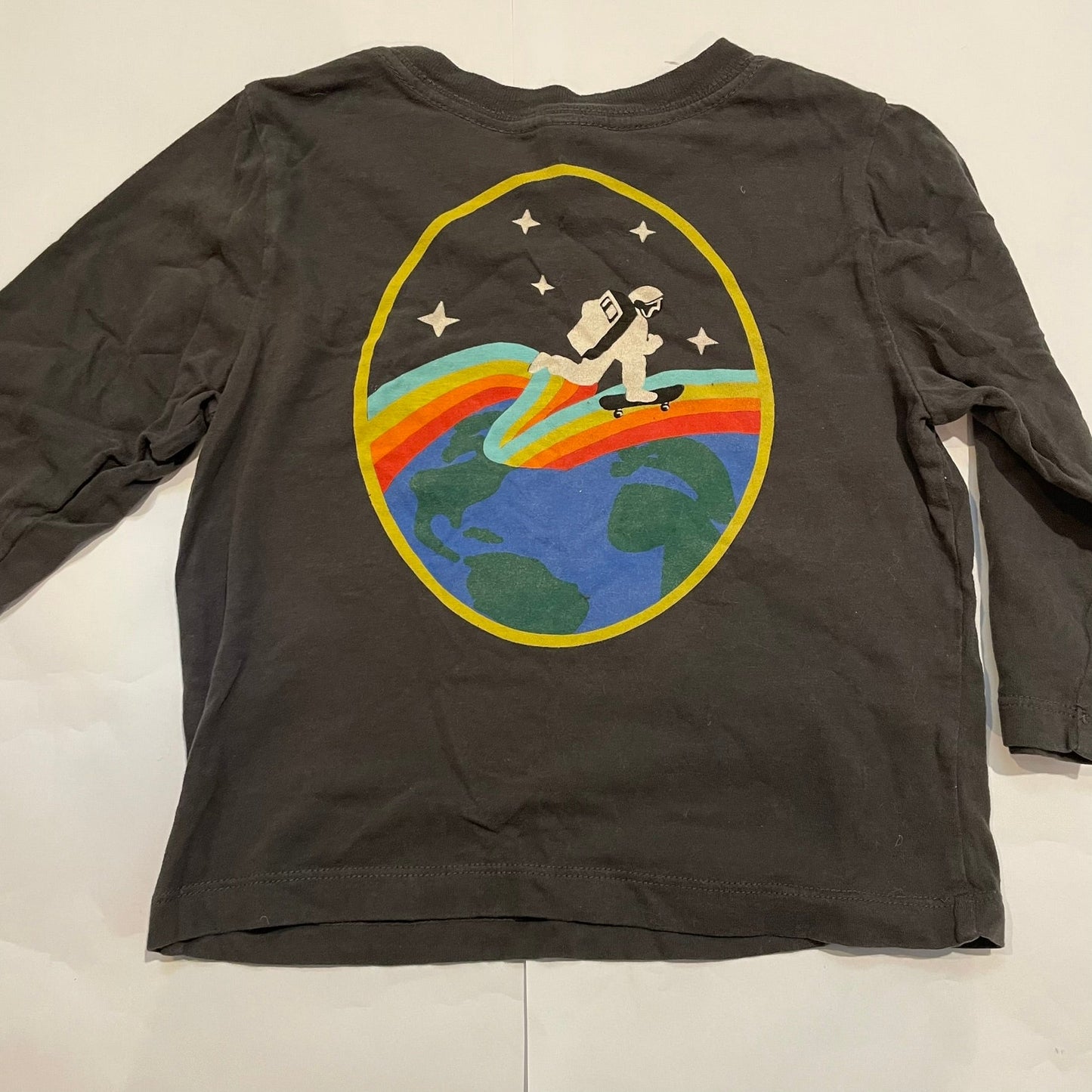 #126 Boys Hanna Andersson 90/3T Far Out LS Shirt GUC