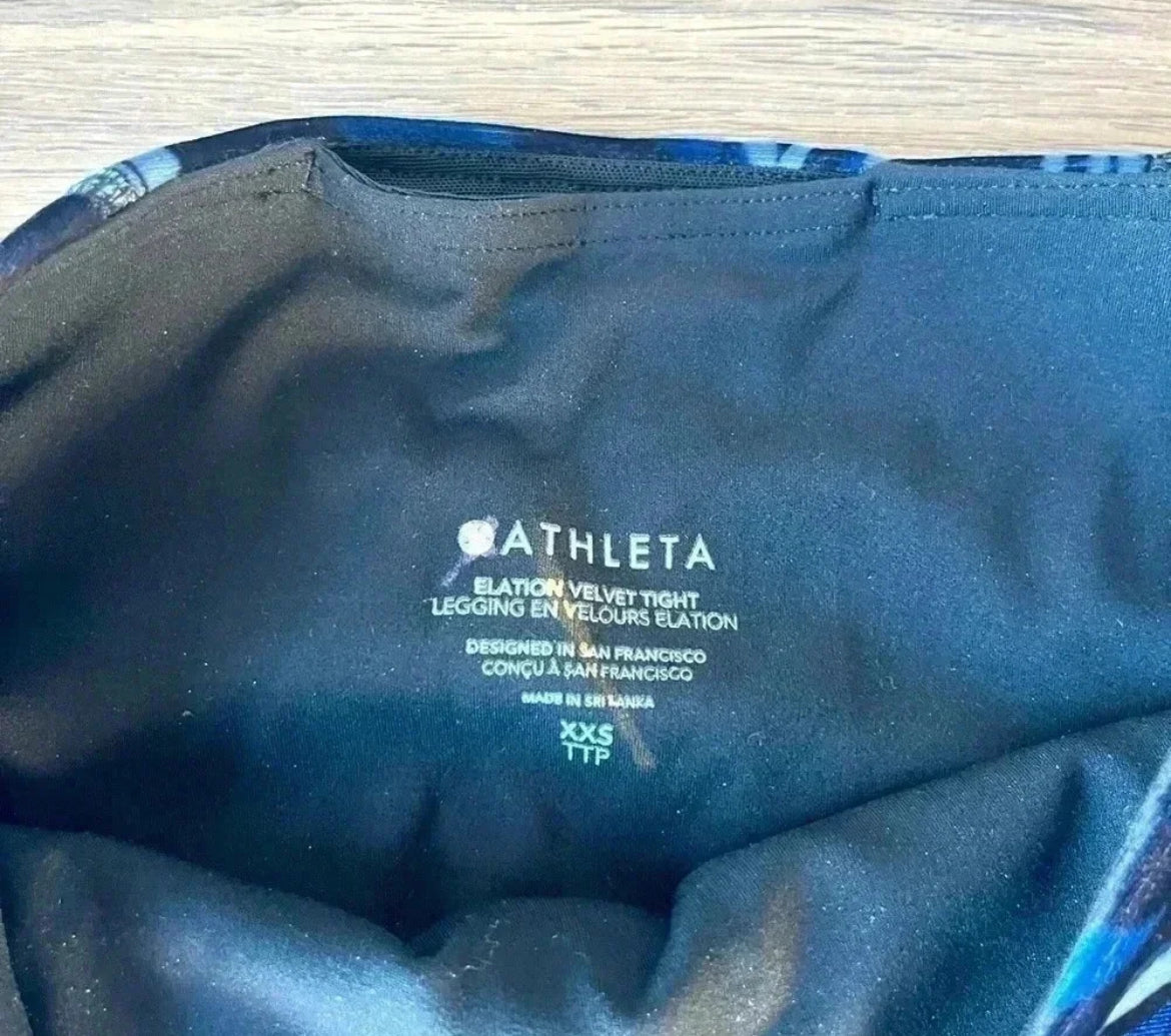 Seller #213 NWT XXS Athleta Elation Velvet Tights