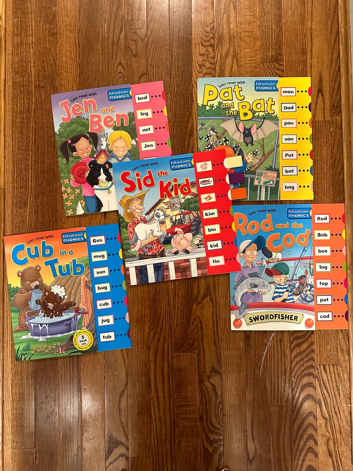 pull and learn phonics books (set of 5) (PPU Milford)