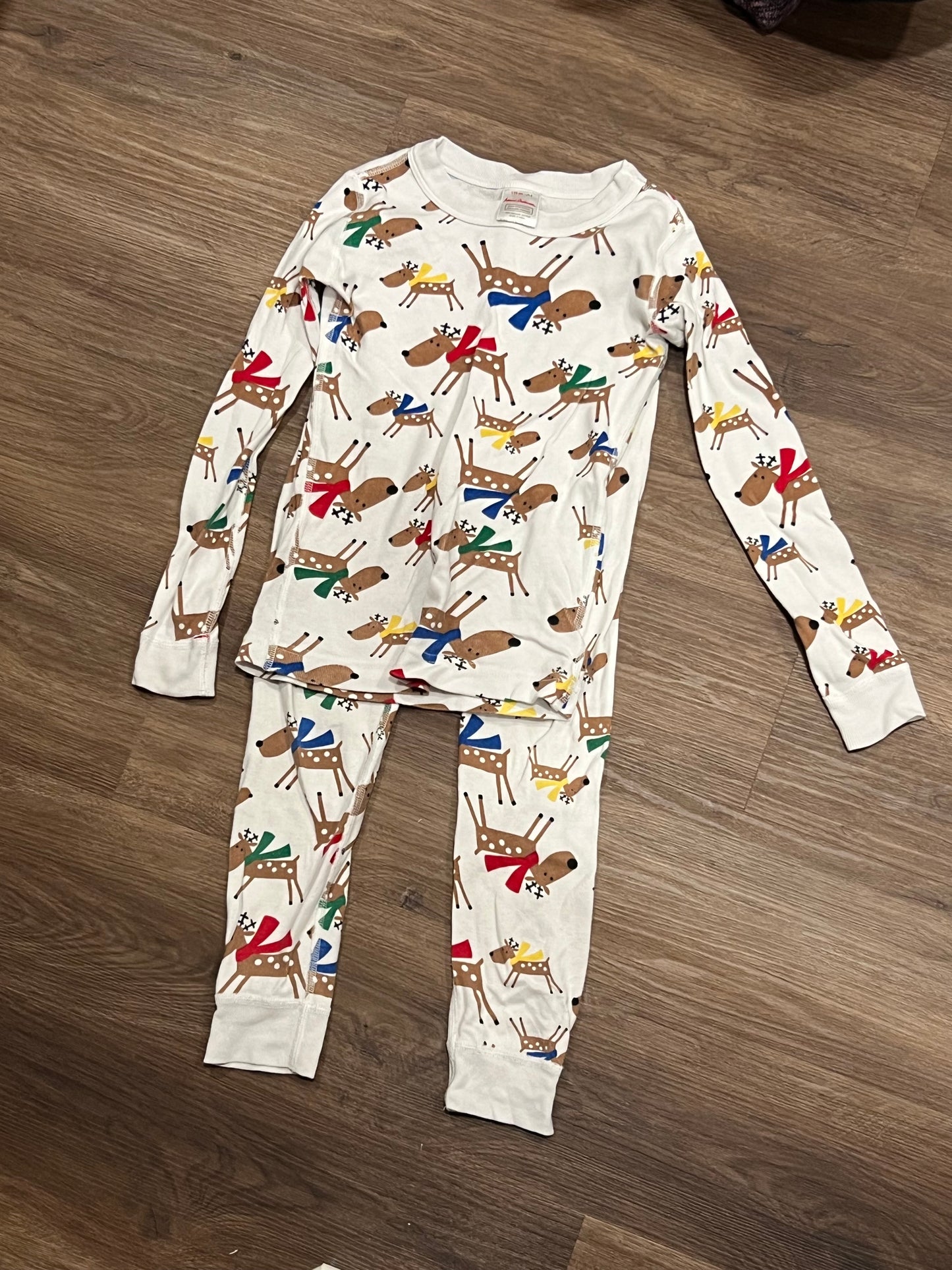 HANNA ANDERSSON holiday reindeer pajamas size 5