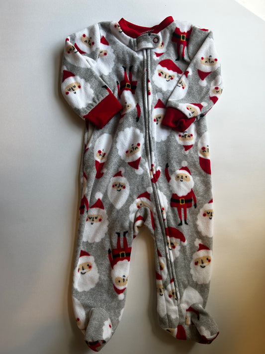 Seller #21 fleece Santa sleeper 6mo