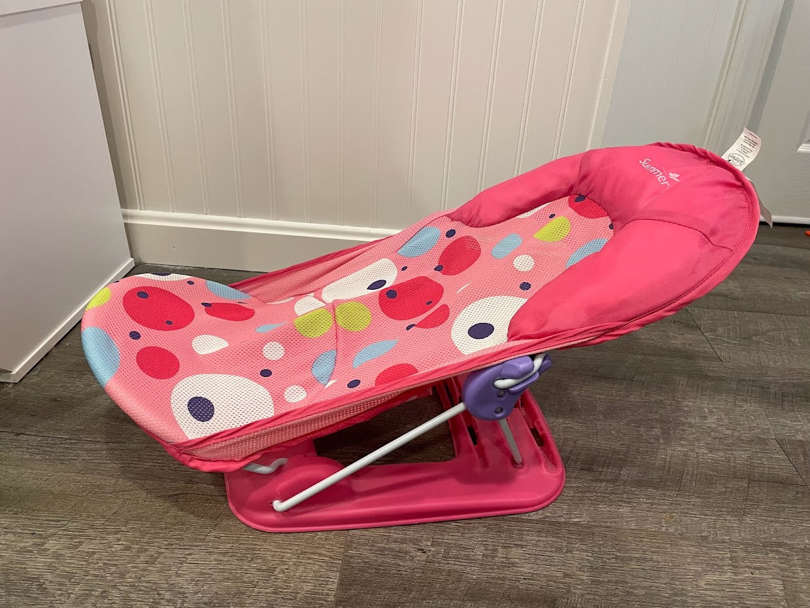 Summer Infant pink bath seat