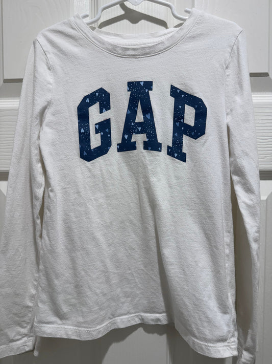 #53 reduce girl GAP long sleeve tops size M(8) - set of 2