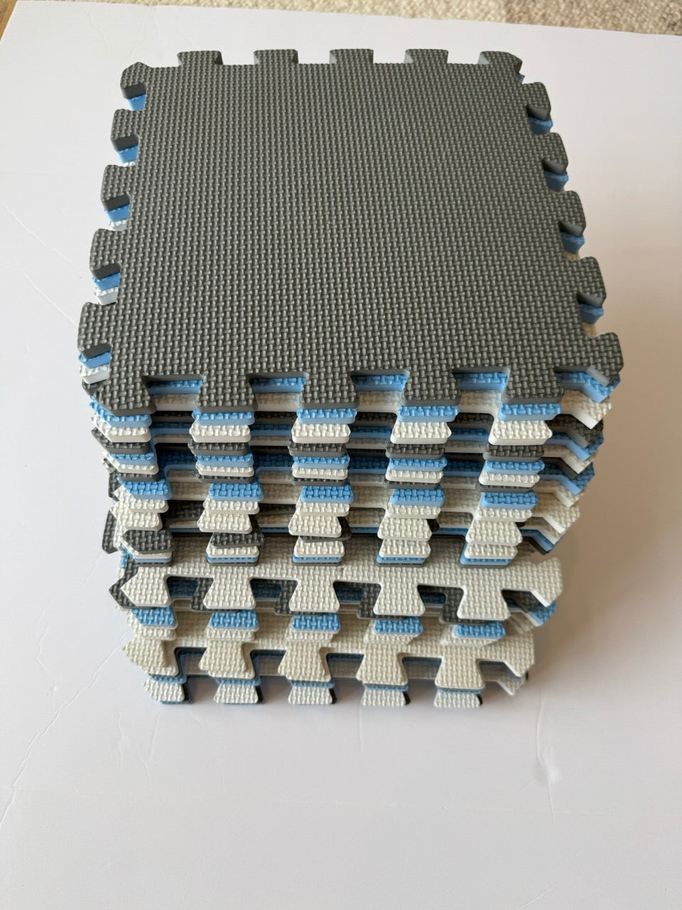 #190 REDUCED MQIAOHAM: 27 Interlocking Foam Floor Tiles (3 of 3)