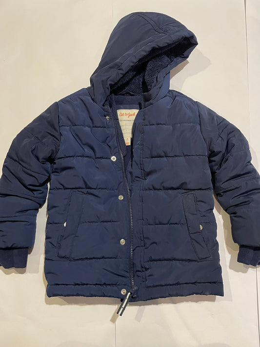 #126 Boys Cat & Jack 4T Winter Coat GUC