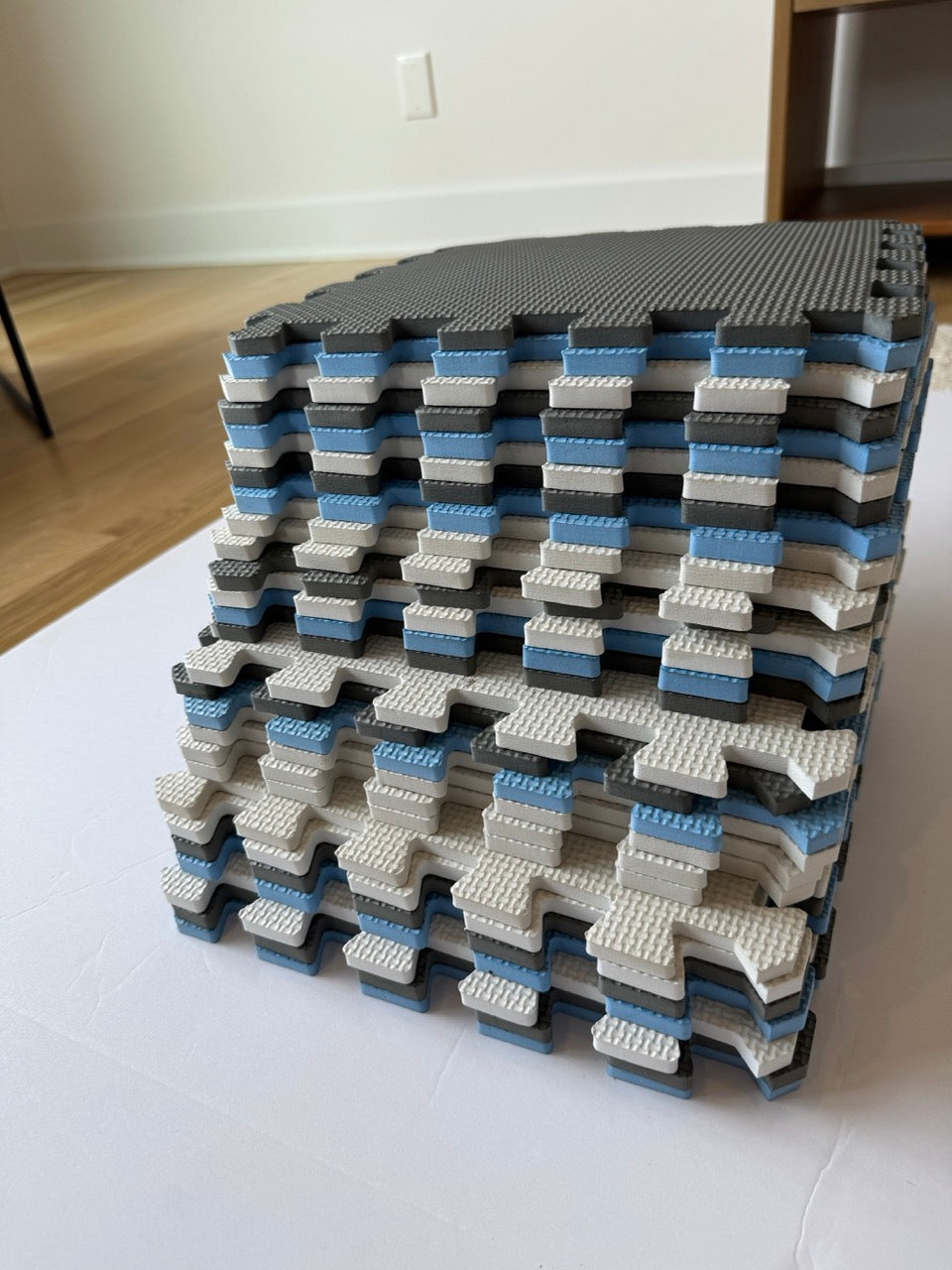 #190 REDUCED MQIAOHAM: 27 Interlocking Foam Floor Tiles (3 of 3)
