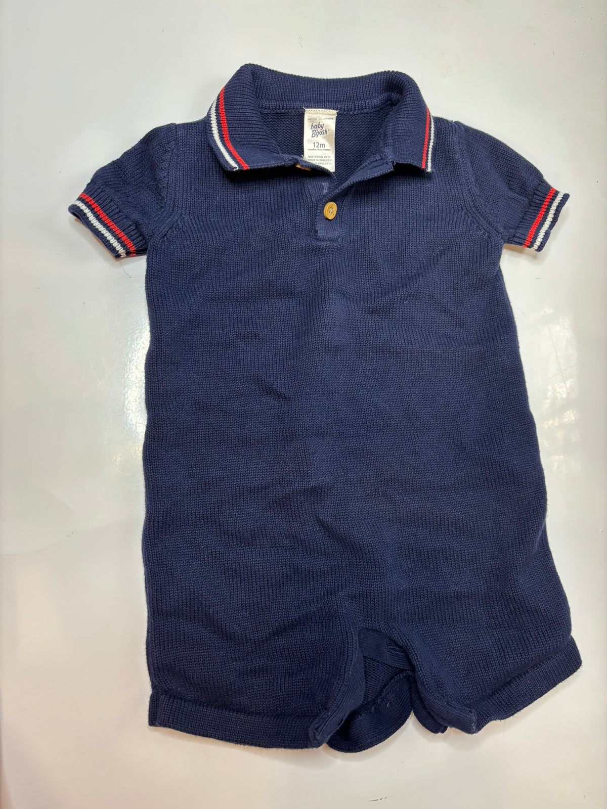 #90: OshKosh B’gosh Knit Romper – 12 Months