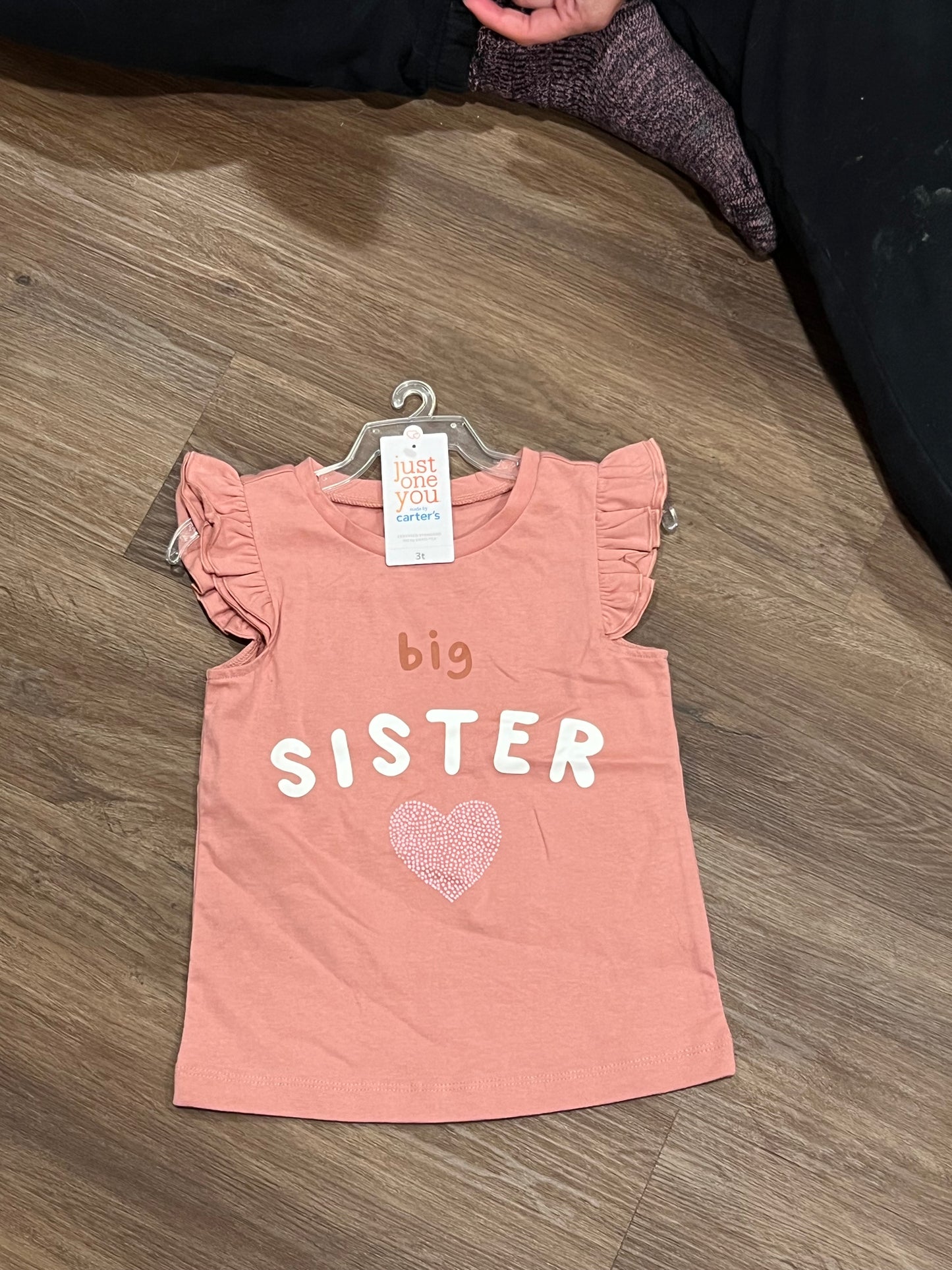 #57 big sister shirt size 3t