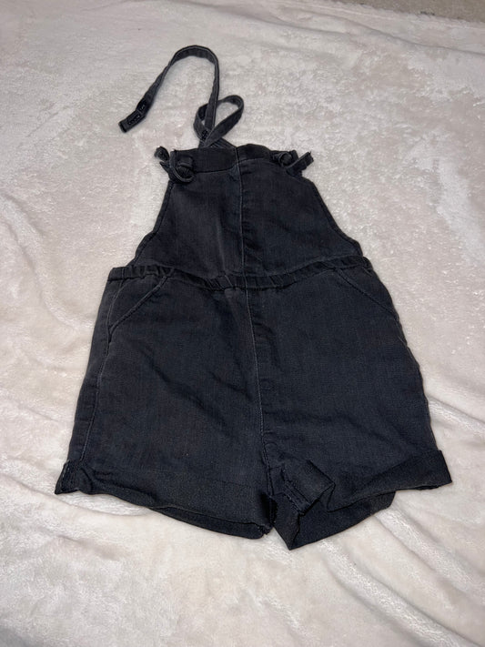 4T Oshkosh overalls, black