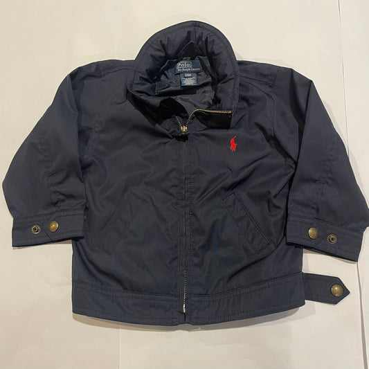 #126 Boys Polo Ralph Lauren 24M Navy Jacket EUC