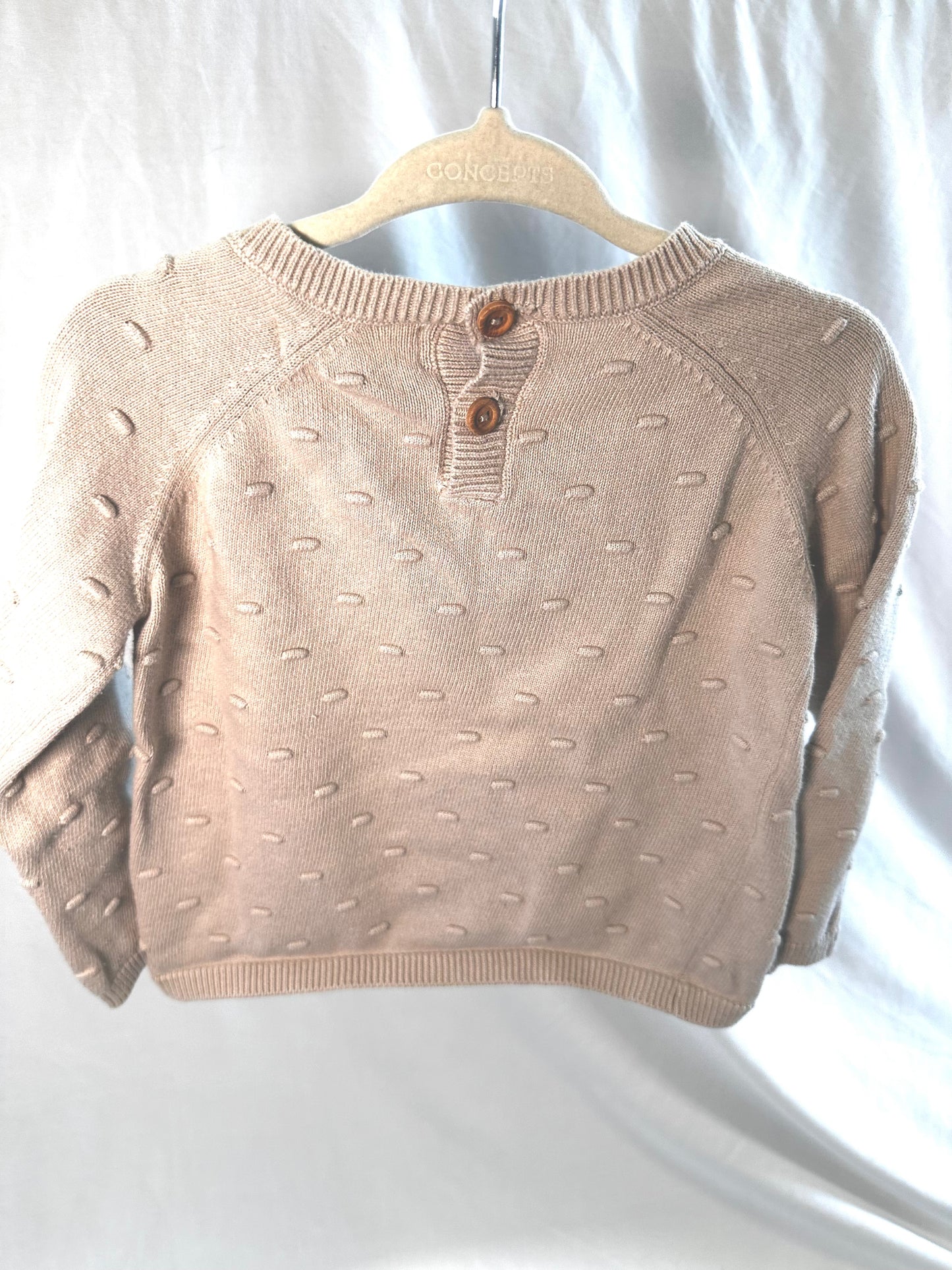 #30 Quincy Mae 18-24 Swiss Dot Sweater