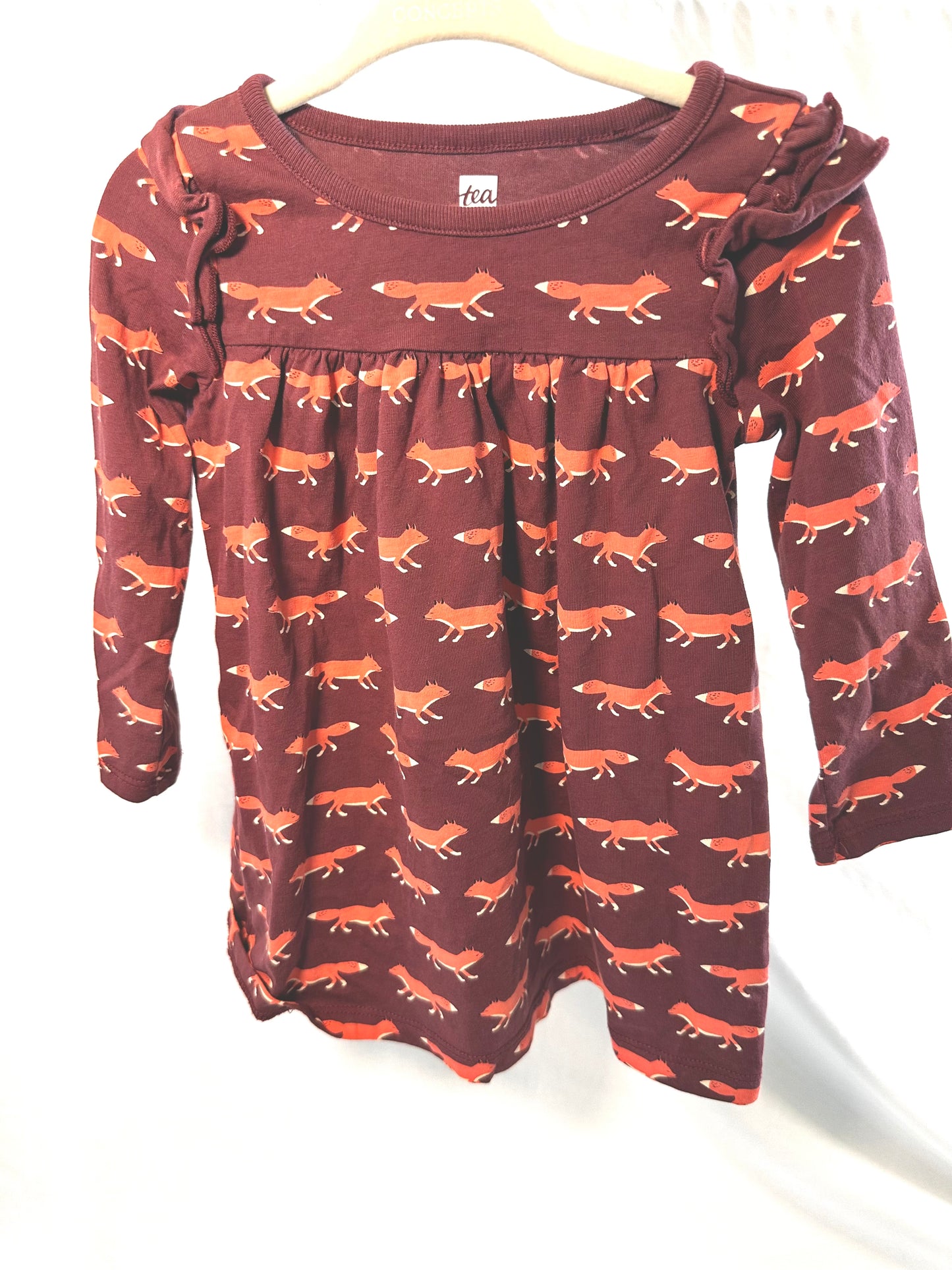 #30 12-18mo Tea Collection Fox Dress