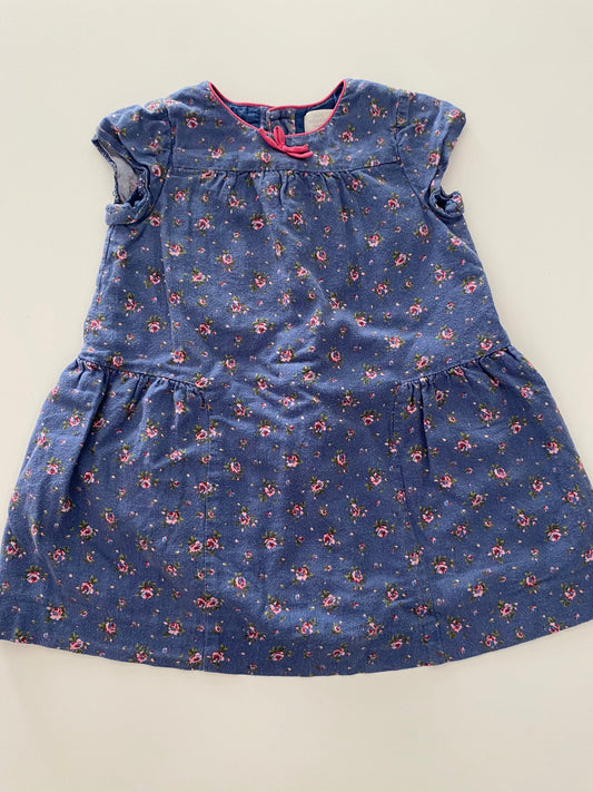 #117- Girls 3T, Zara Navy Floral Dress, VGUC,*reduced*