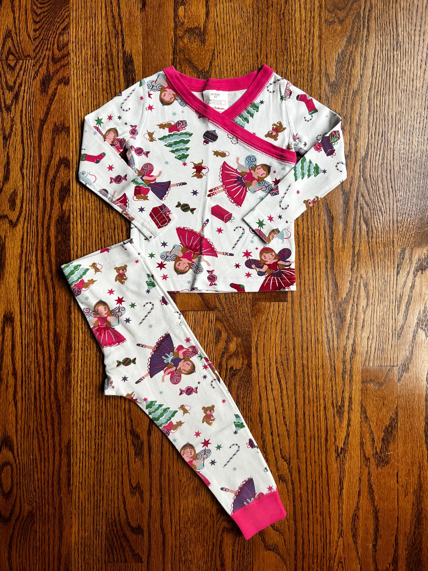 Seller #115 - REDUCED Hanna Andersson Girls 3T / 90cm Nutcracker Holiday Pajamas, GUC