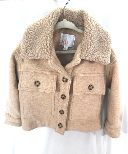#30 4T Shearling/Fleece Jacket, New Condition
