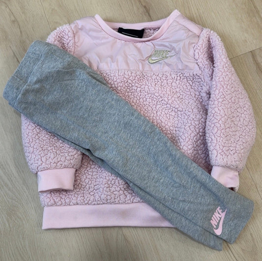 REDUCED! #49 Girls 18 months pink Nike 2 piece outfit GUC