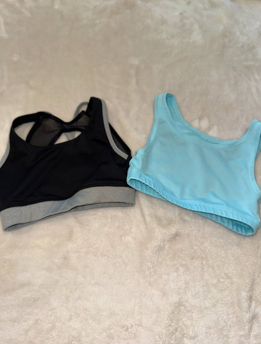 #46 Girls 6/6x bras euc