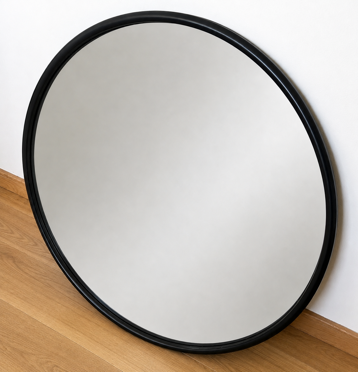 Seller #58 30 inch black round wall mirror