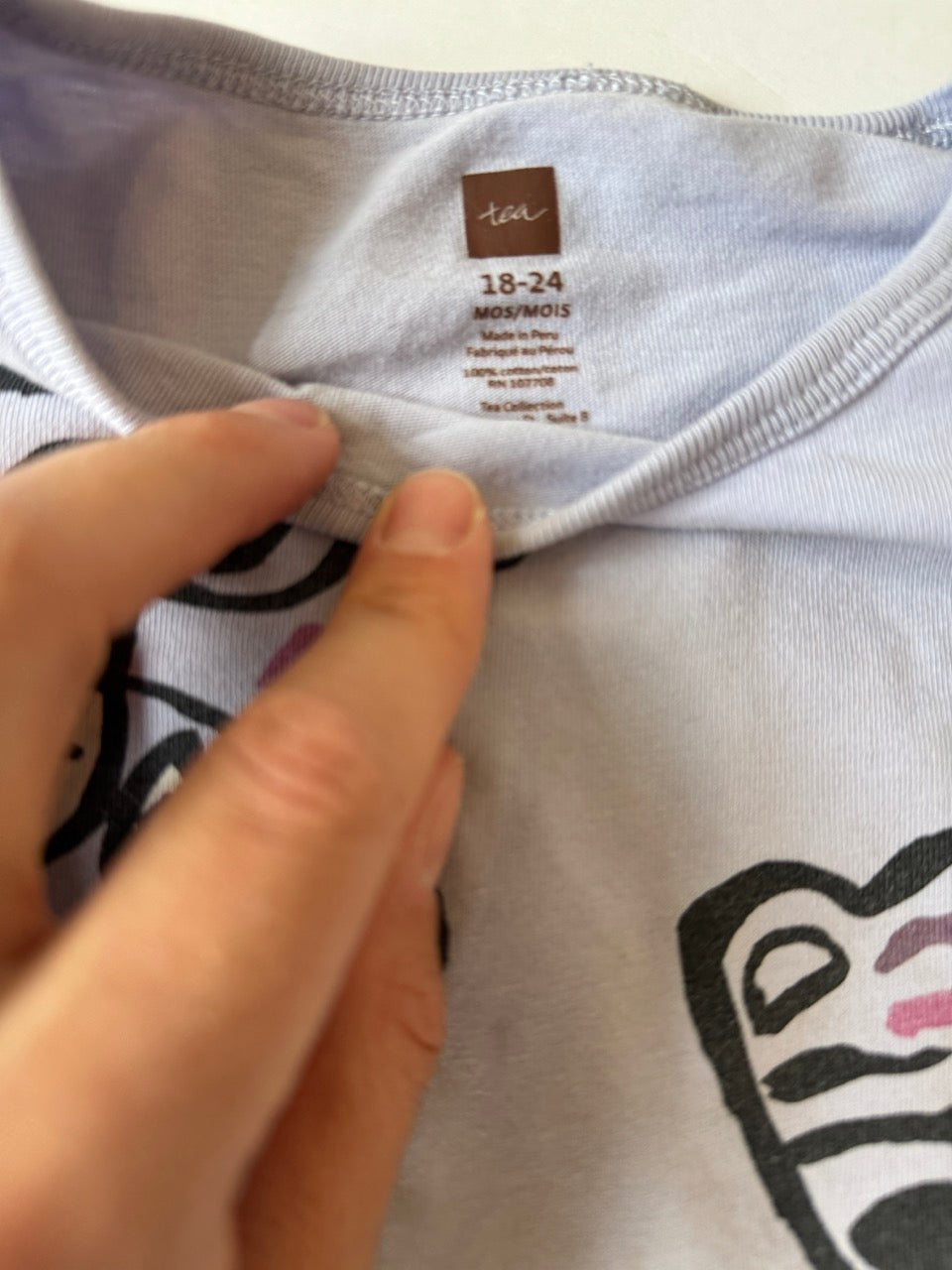 #190 REDUCED Tea Bundle: 18-24 Shirt, 12-18 Leggings, Bonus Hand-sewn Joggers