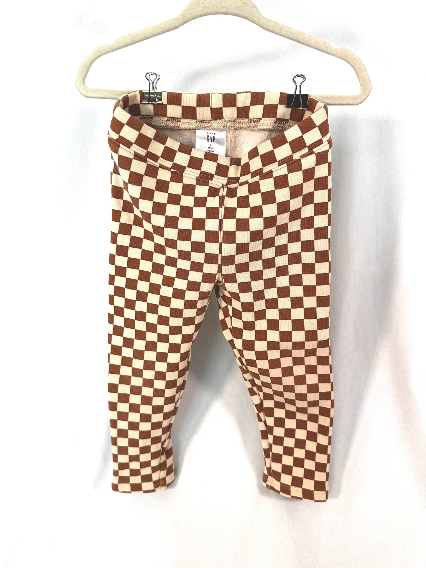 #30 2T Gap Fleece Lined Leggings, EUC