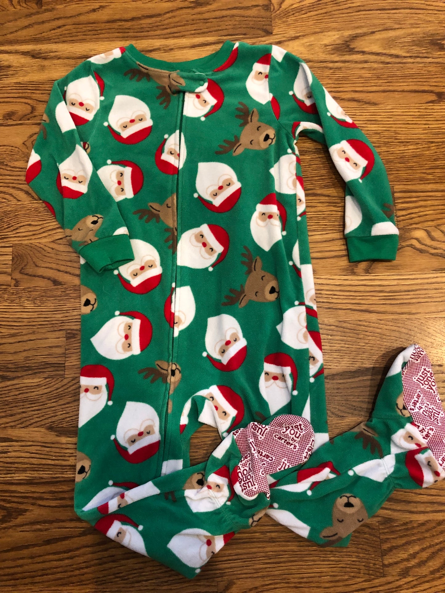 Just One You 3T Fleece Christmas/Santa Pajamas