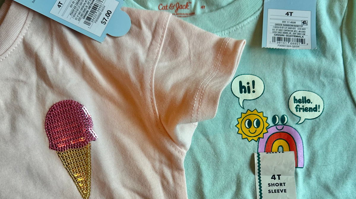 Seller #58 Girls NWT Cat & Jack tees 4T