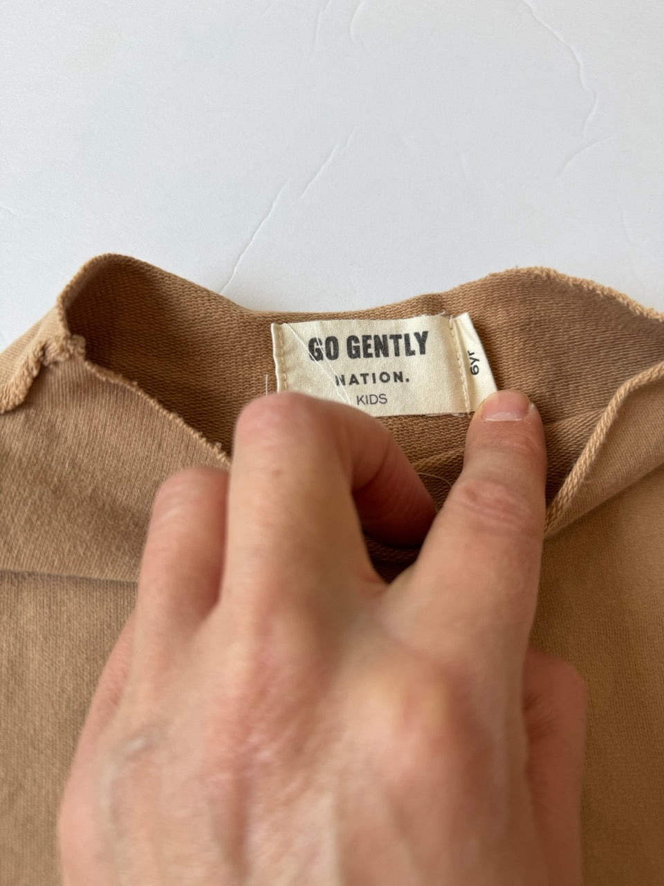 #190 REDUCED Go Gently Nation, Size 6, Organic Cotton Shirt
