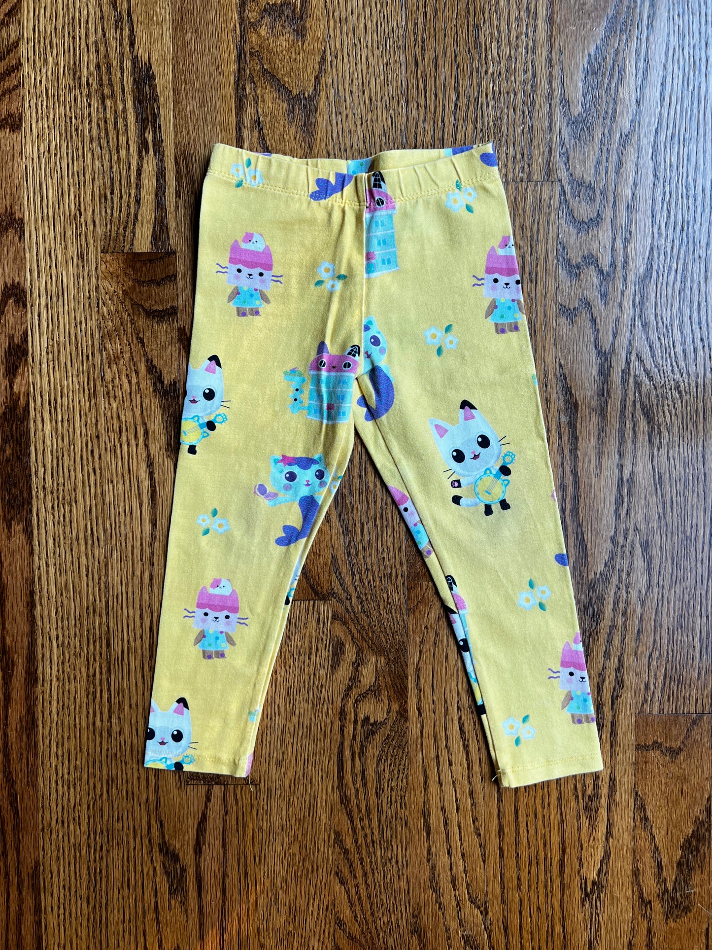Seller #115 - Gabby’s Dollhouse Girls 3T Yellow Leggings, VGUC