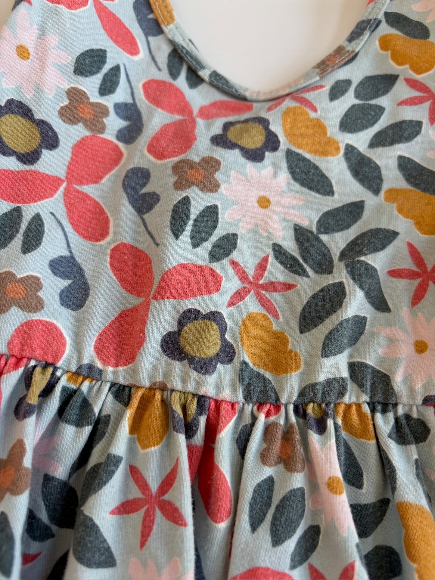 Seller #105 - Size 2T Girls Lizzie Floral Alice and Ames Dress GUC
