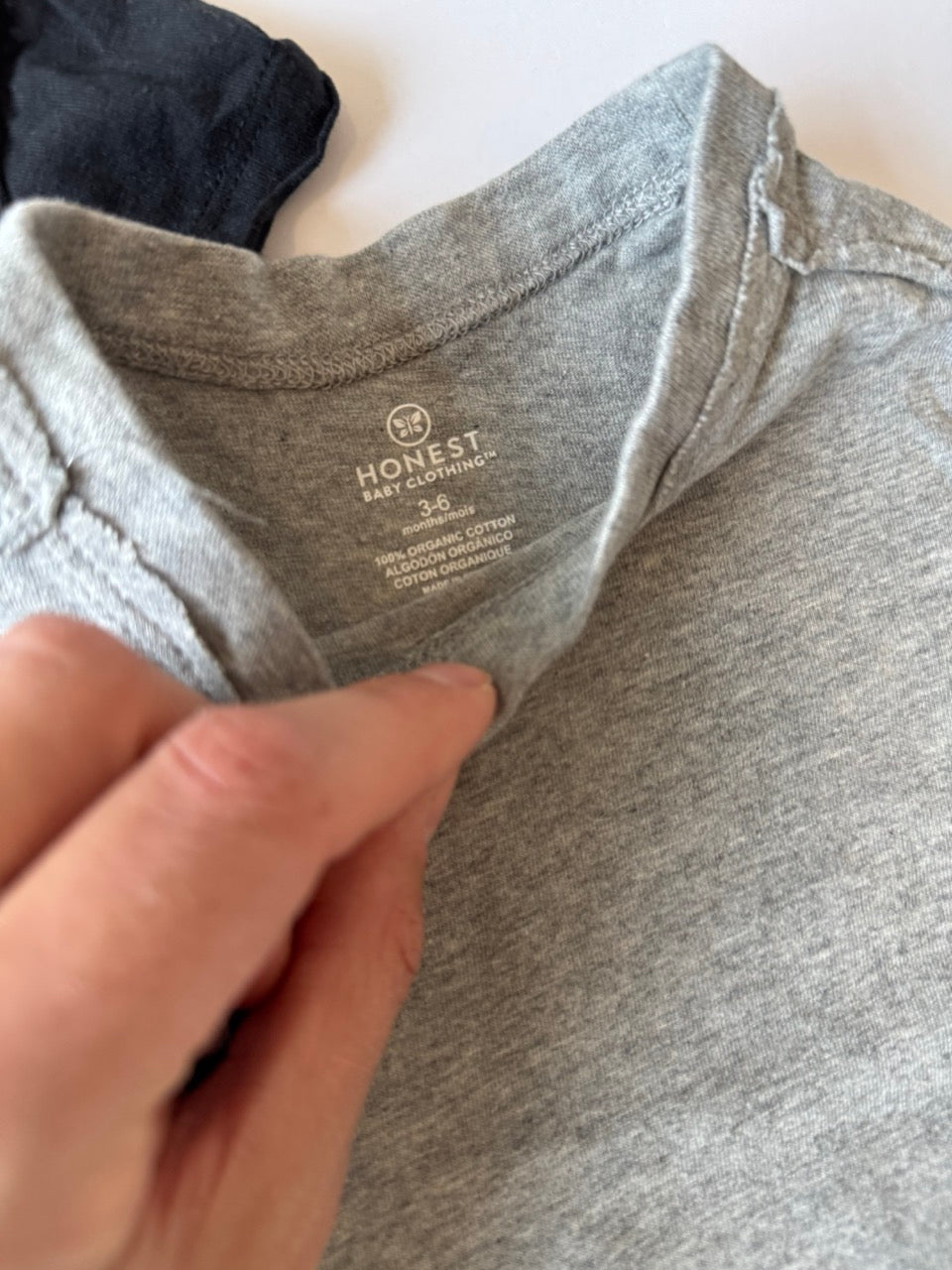 #190 REDUCED Honest 3-6m 5-Pack Tees