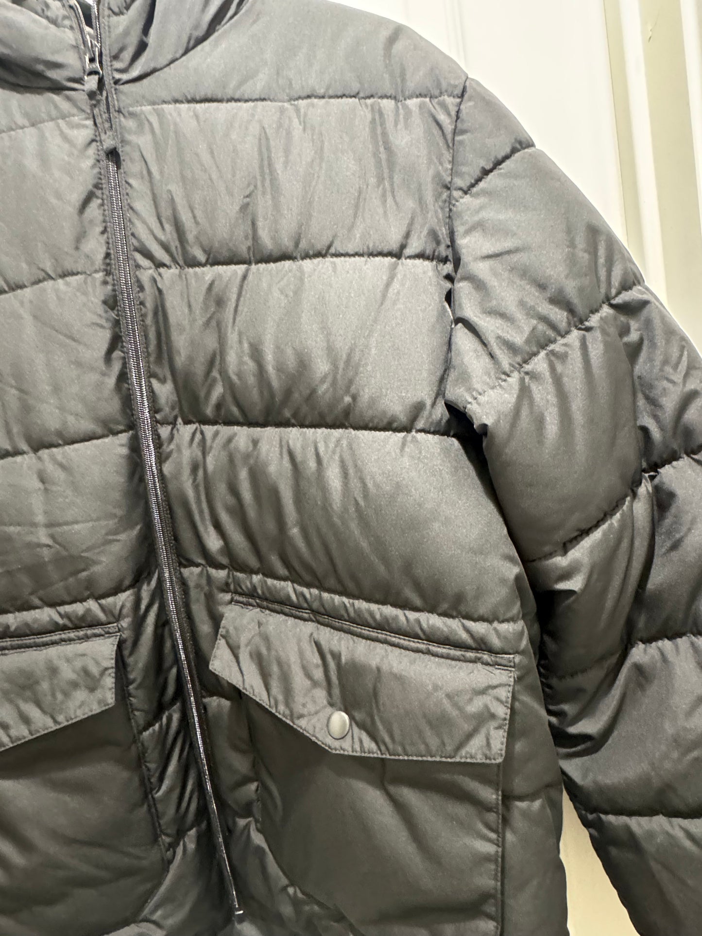 #53 reduce black winter jacket from old navy  size M NEW