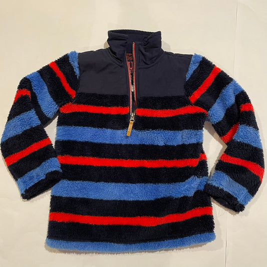 #126 Boys Joules 5Y thick fluffly quarter zip sweater EUC