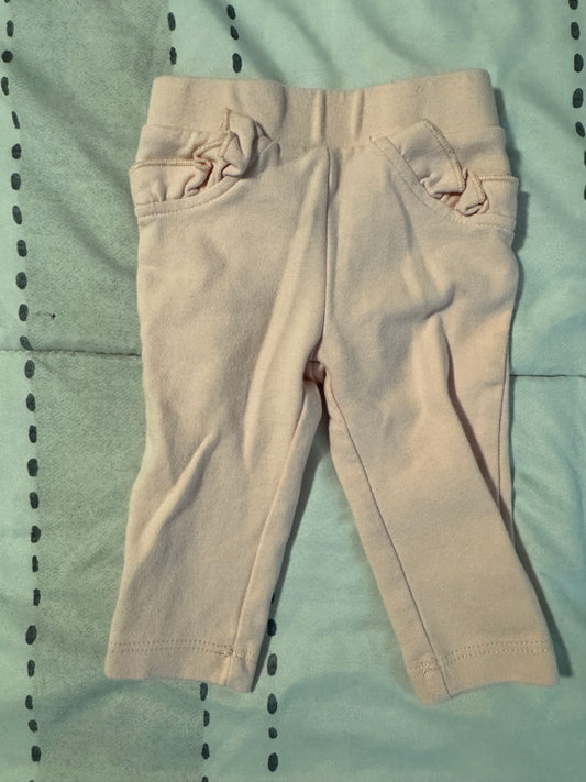 #53 baby girl pants size 3-6M