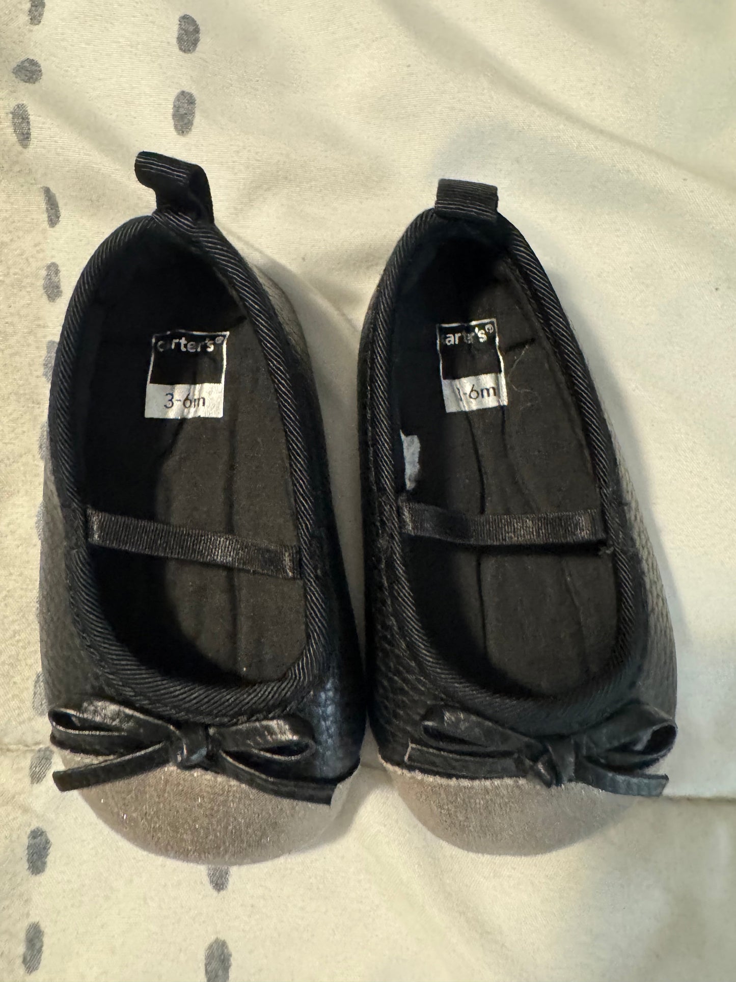 #53 reduce baby girl shoes bundle- set of 2 size 3-6M