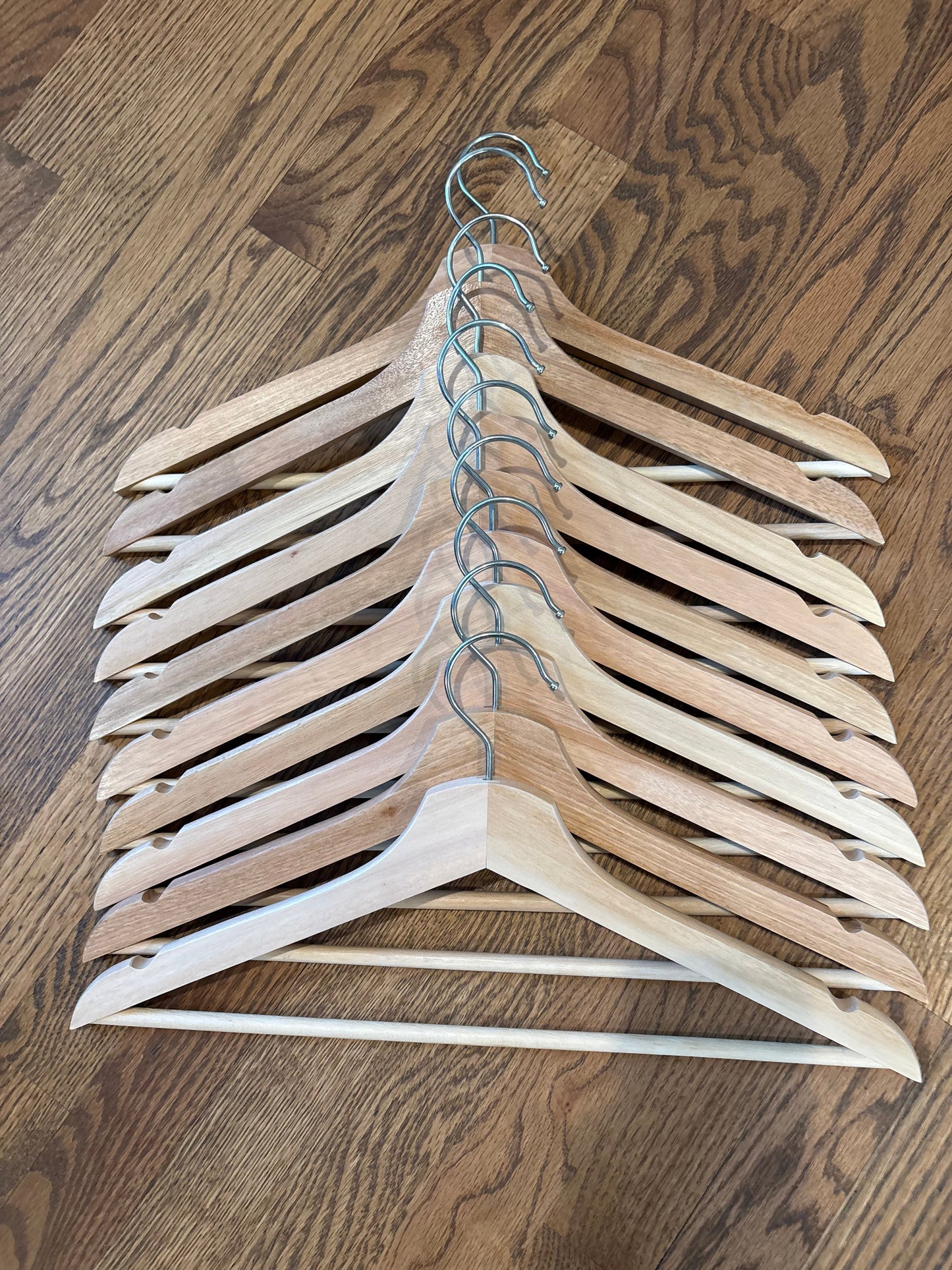 #28 Wood Hangers - Set of 10 (3 of 3)