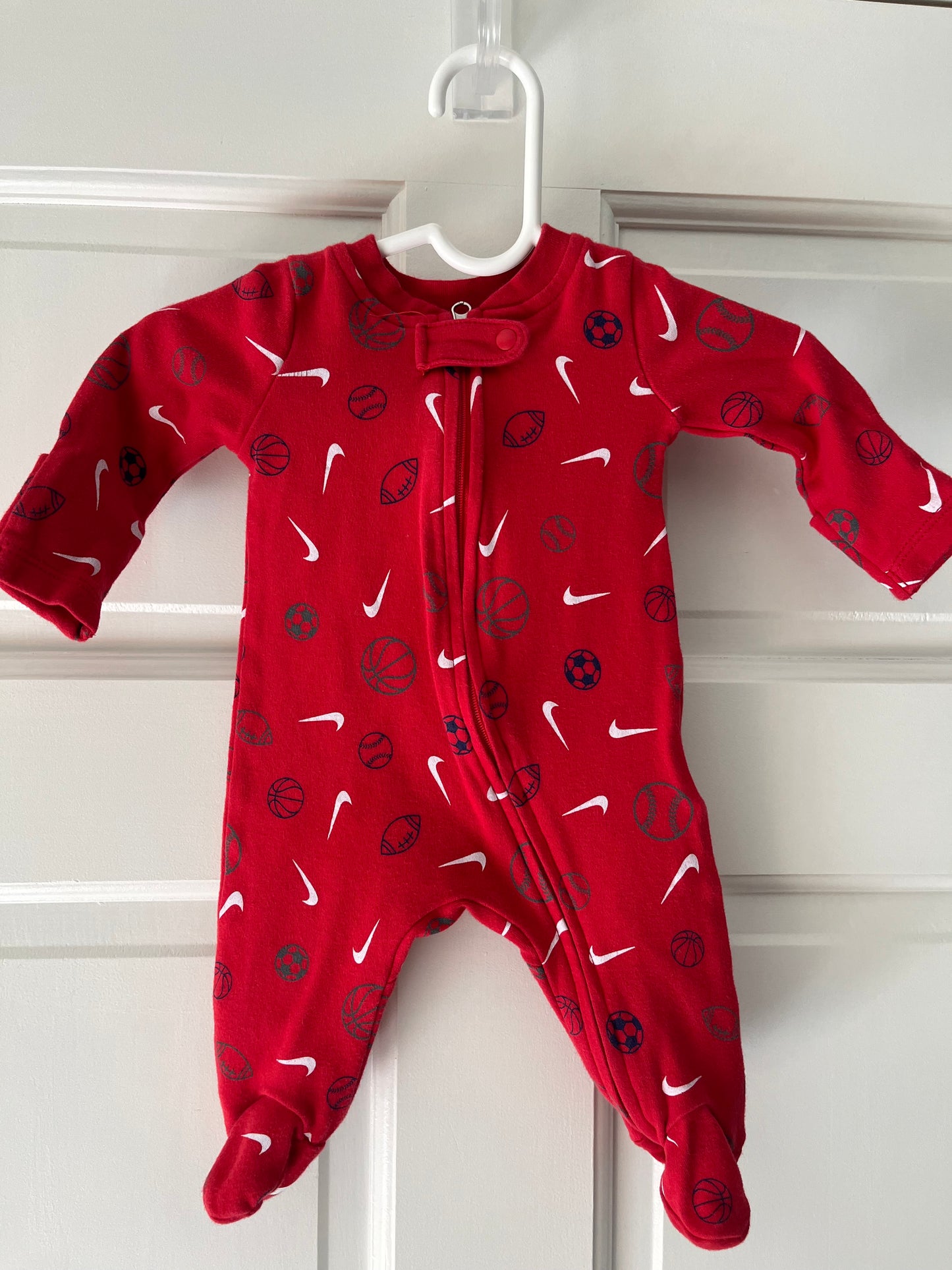 Boys newborn Girls Newborn Nike Red Sports bodysuit  PPU Evendale 45241