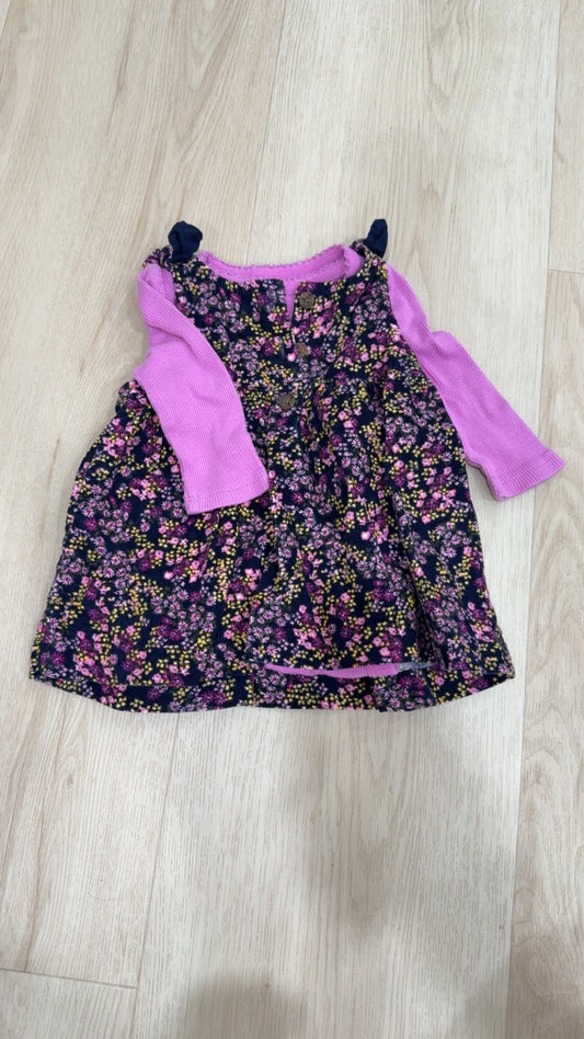 REDUCED! #49 Baby Gap floral dress 0-3 months EUC