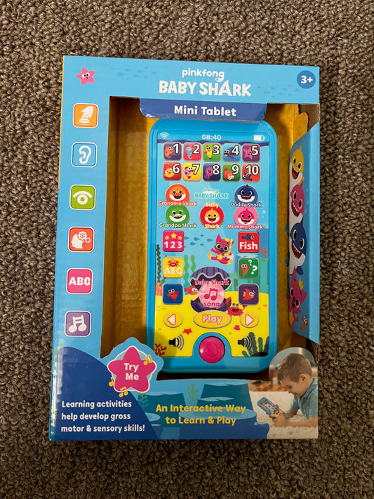 Baby Shark - Mini Tablet/Play Phone  - Brand New