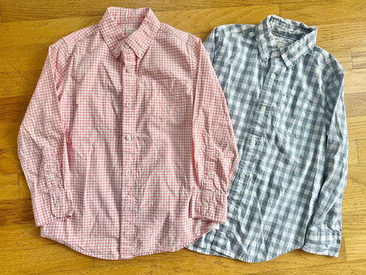 #104 Crewcuts boy 6-7 yrs button down bundle