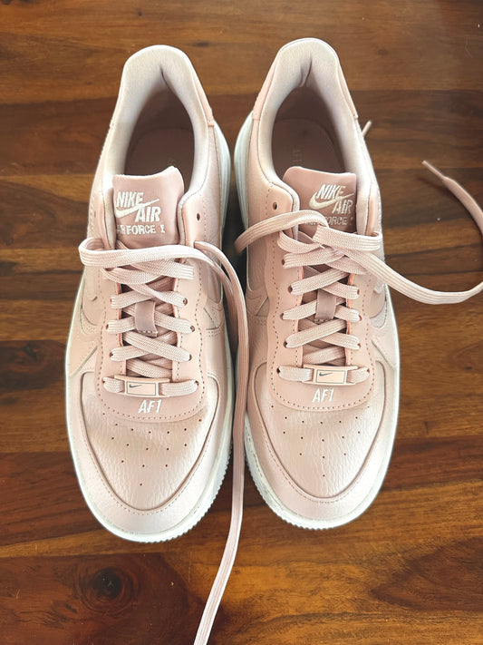 #30 8.5 Womens AF1's Blush Platform - New Condition