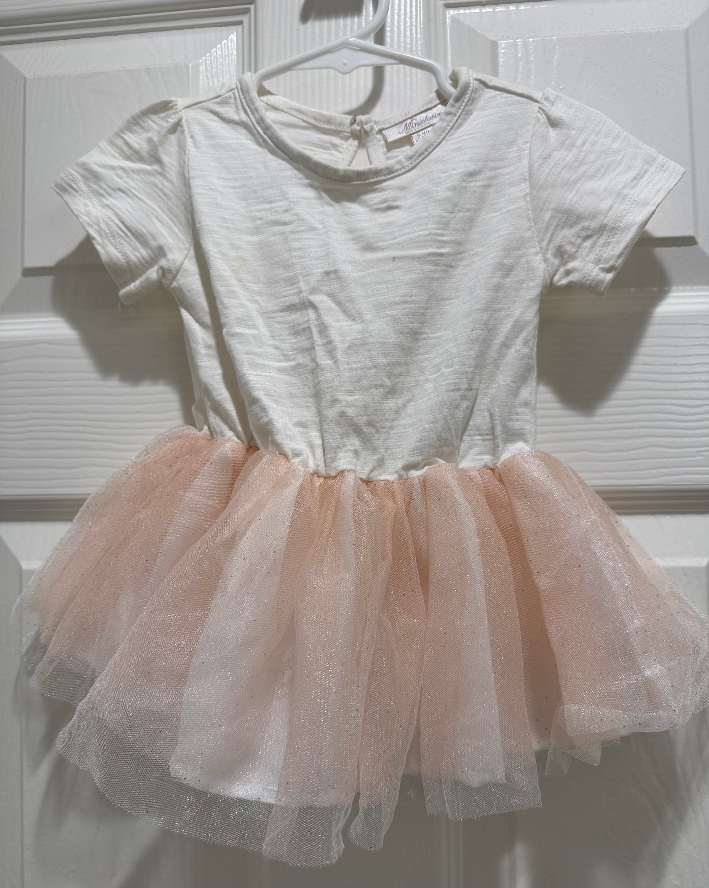#53 baby girl tutu dress size 18m