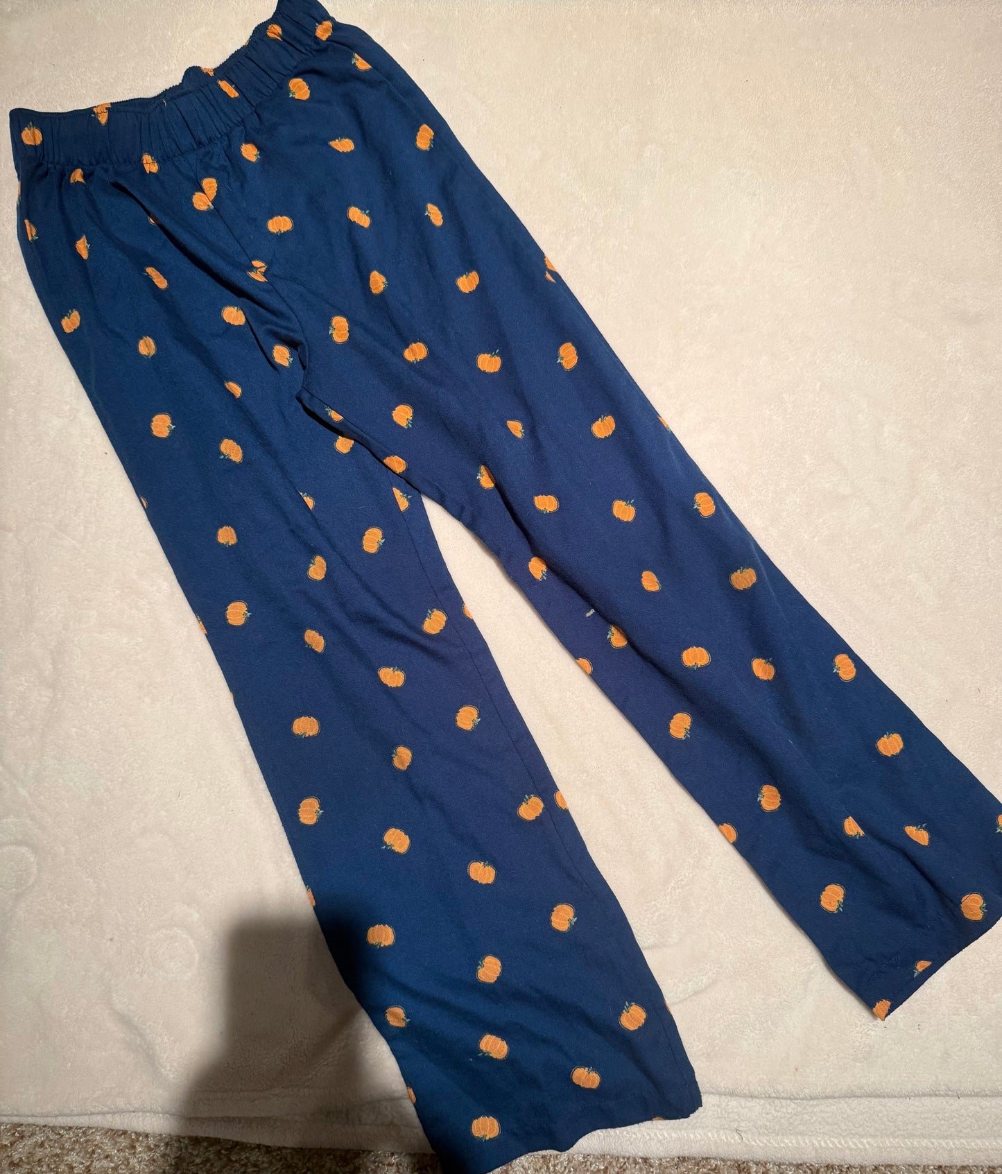 136 EUC boys JCrew L pumpkin pants lightweight cotton with stretch waist