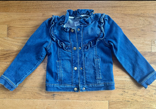 #104 Janie and Jack Denim jacket girl size 3-4 😍
