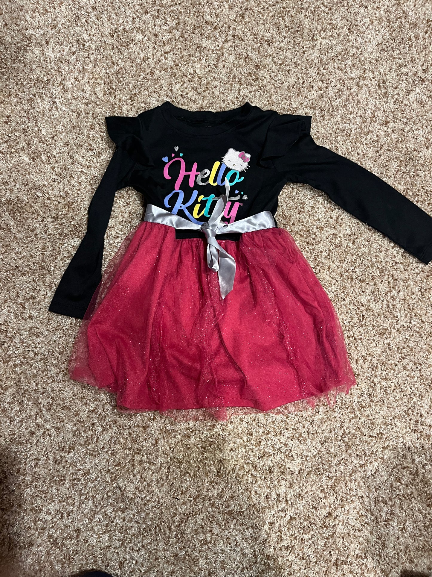 Hello Kitty tulle dress size 5 EUC