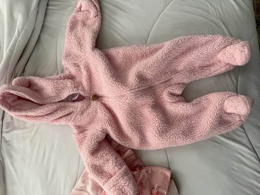 Seller #34- Carters fleece baby girl 3m bunting